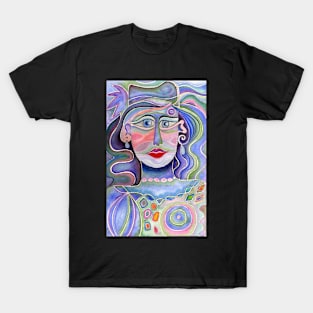 Blue lady T-Shirt